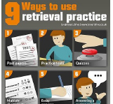 Nine ways to use retrieval practice.