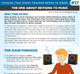 'The one about revising to music' - debunking a common myth.