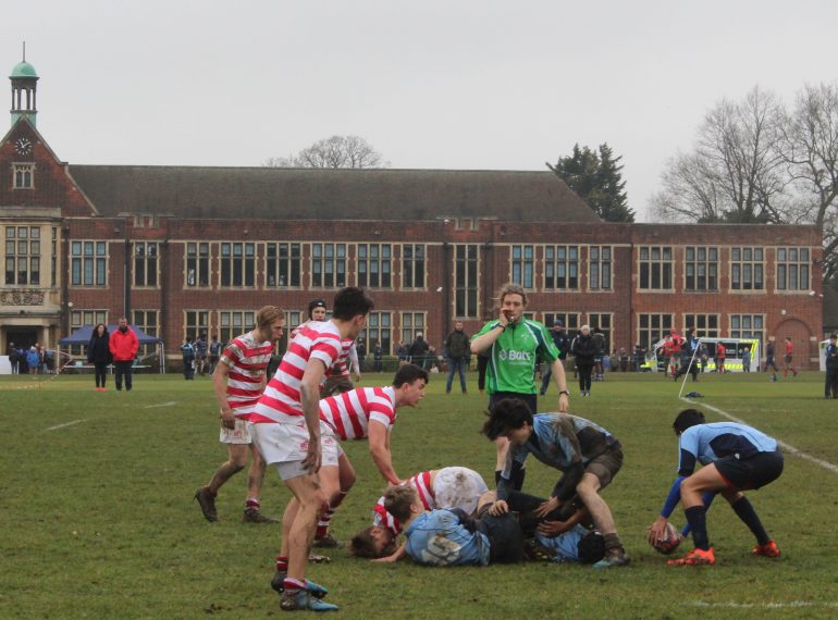 QE’s annual Sevens tournament attracts leading schools while the U13s shine at Berkhamsted