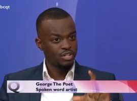 Dissenting voice: George the Poet on Question Time
