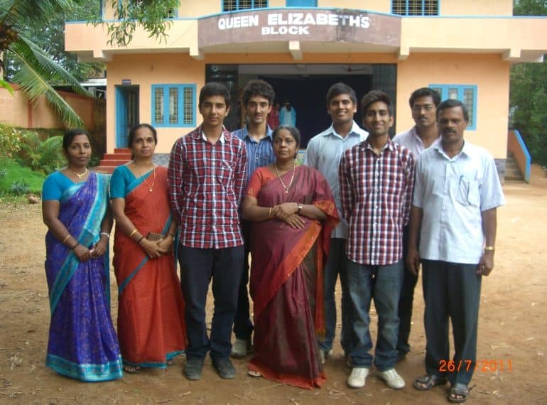 Former pupils retain links with school in India
