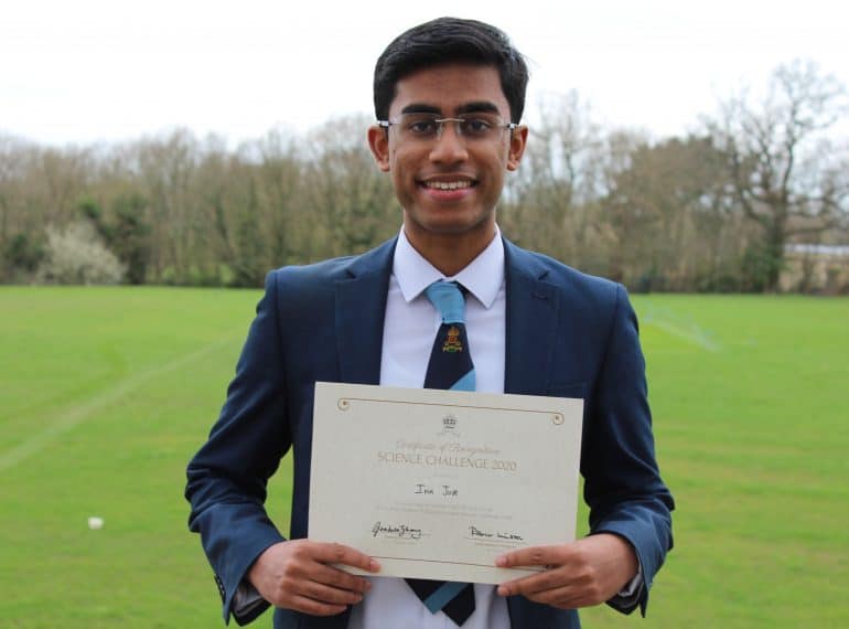 On top of the world: School Captain’s “gentle yet captivating” feature wins him top national Science prize