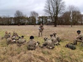 Friends and enemies both! QE’s cadets forge new alliance