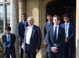Toughing it out: Sir Vince Cable spells out need for resilience on visit to QE